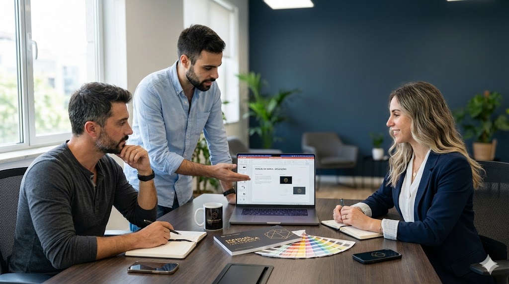 Uma marca forte começa com uma imagem inesquecível. Criamos identidades visuais que contam a sua história e destacam a sua empresa no mercado.