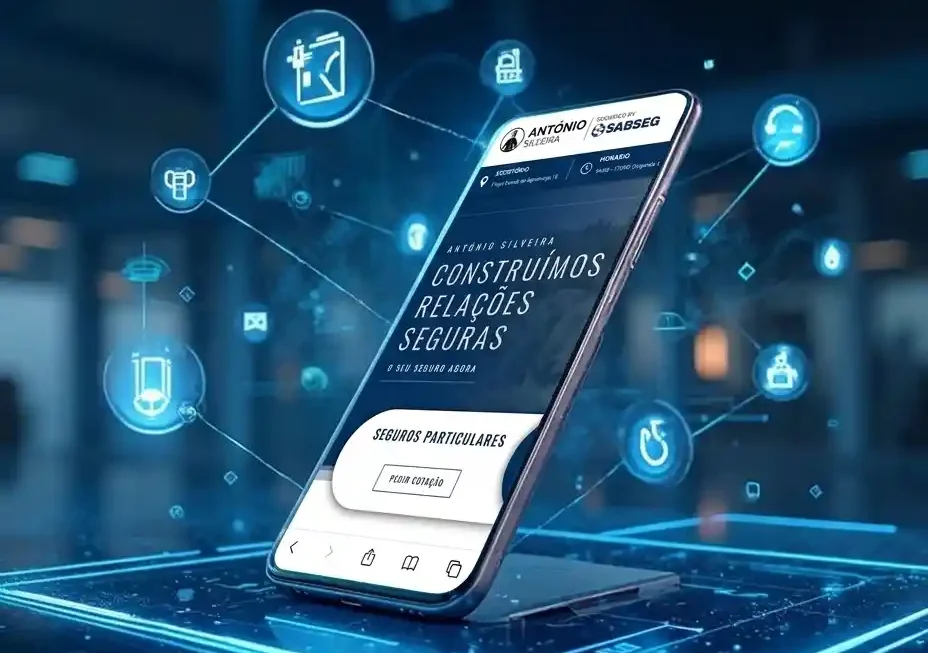 Mais do que um website, a Wolf Smart Industries arquitetou uma máquina de conversão para o agente António Silveira, onde cada elemento da interface foi redefinido para maximizar a captação de leads e a confiança do cliente.