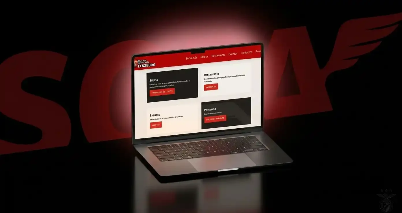 Sob a assinatura da Wolf Smart Industries, a presença online da Casa Benfica Lenzburg foi redefinida para unir a tradição do clube à inovação digital, otimizando a angariação de sócios e a interação com a comunidade.