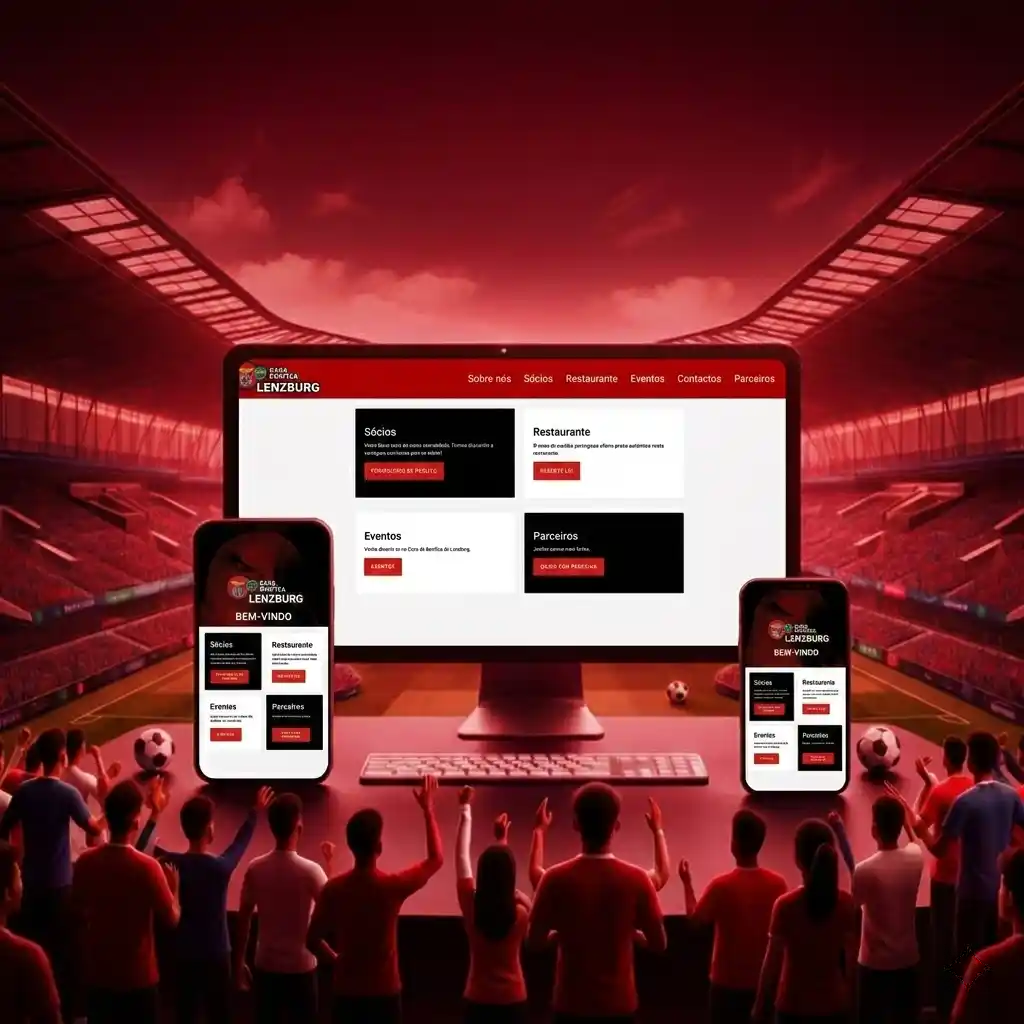 Sob a assinatura da Wolf Smart Industries, a presença online da Casa Benfica Lenzburg foi redefinida para unir a tradição do clube à inovação digital, otimizando a angariação de sócios e a interação com a comunidade.