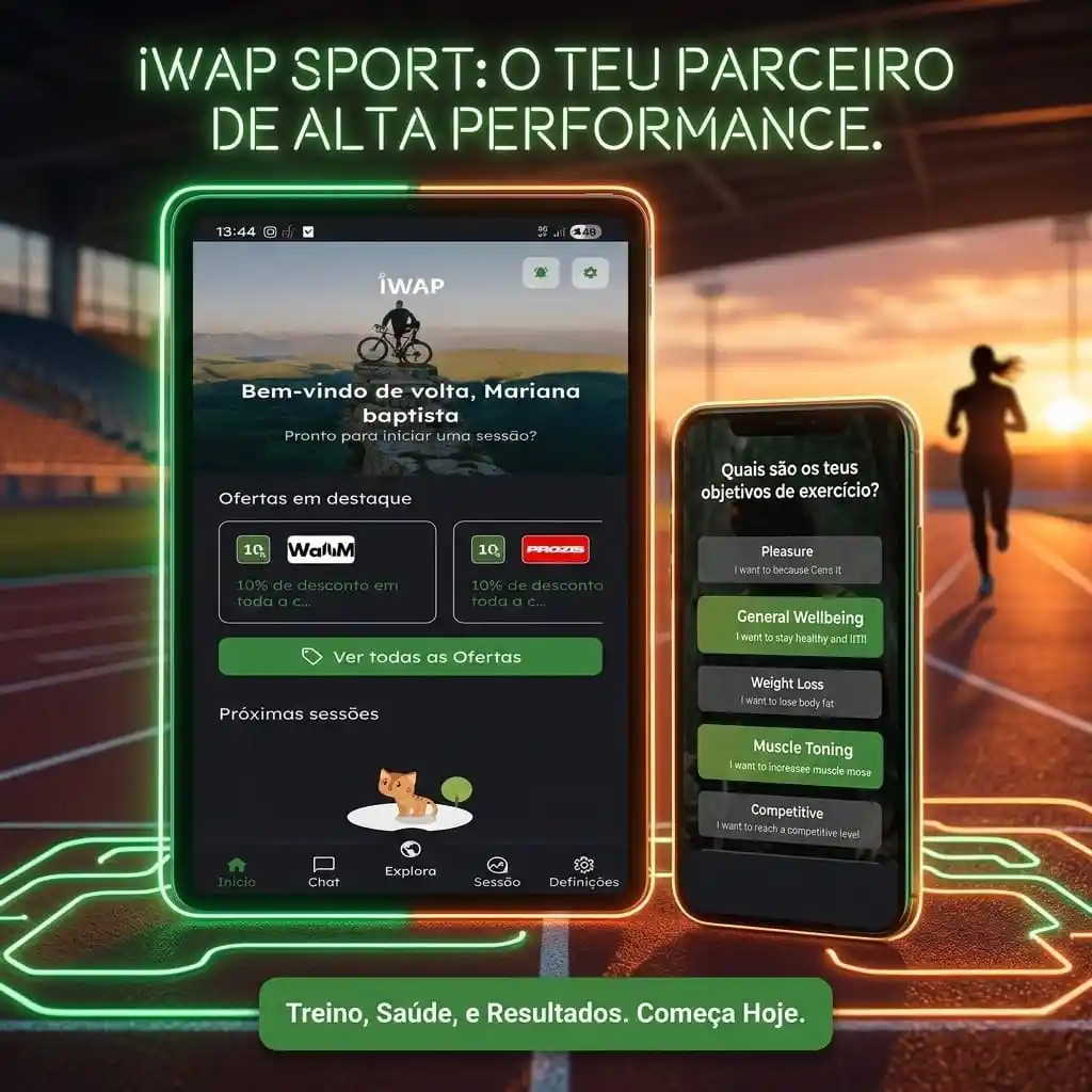 Mais do que uma aplicação de fitness, a Wolf Smart Industries materializou a visão da IWAP Sports através de um desenvolvimento multiplataforma robusto, redefinindo o futuro do treino conectado.